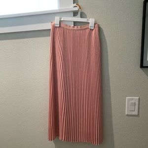 Babaton pleated midi skirt